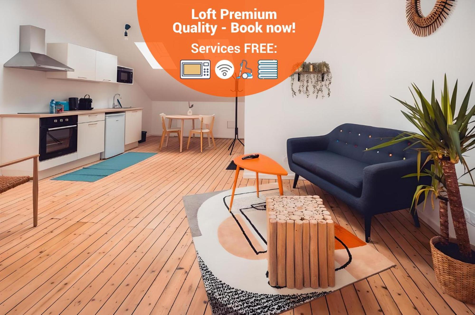 Loft Lumineux Tres Spacieux - Parking Gratuit Châteauroux Eksteriør bilde